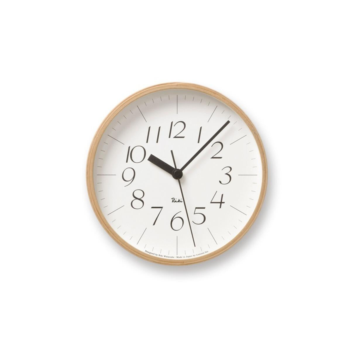 RIKI Lightness S Clock by Lemnos