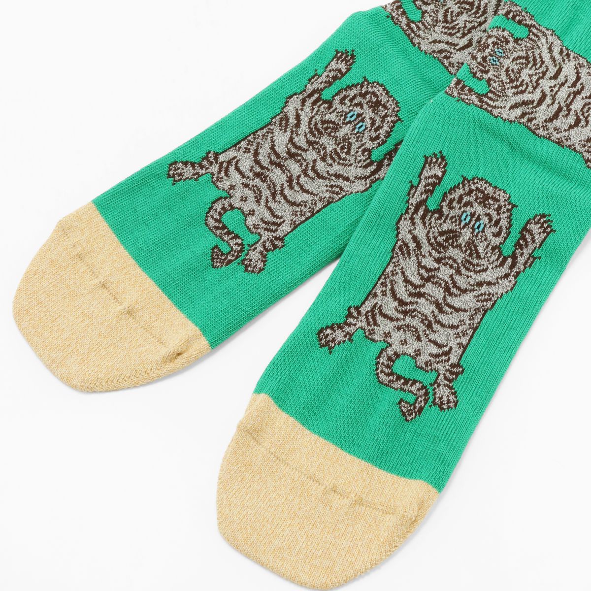 HOiSUM New Shin Tiger Socks - Green