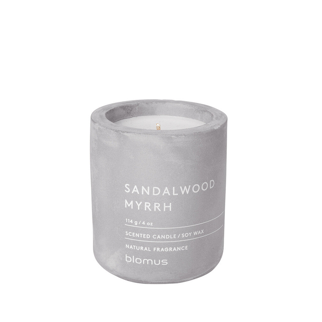 Gift Blomus Concrete Candle Sandalwood / Myrrh
