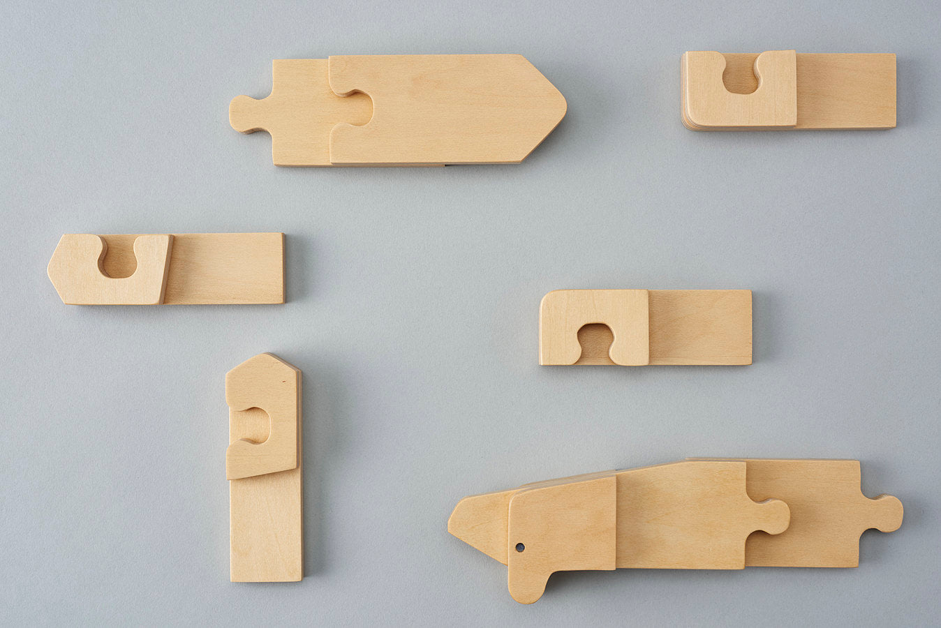 Higuma Bear (Blue) Puzzle by Plywood Laboratory