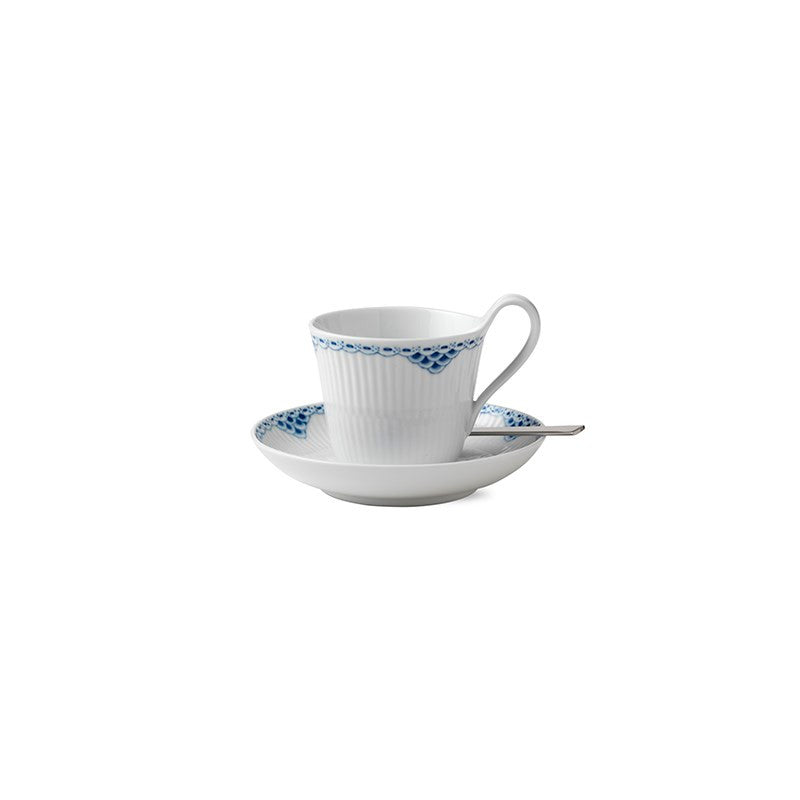 Royal Copenhagen Princess High Handle Cup & Saucer 8.5 oz