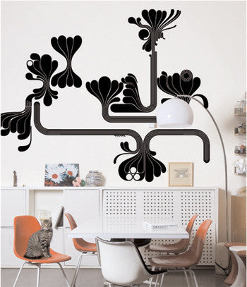 DOMESTIC WALL STICKER- WATERFALLS design by Antoine + Manuel