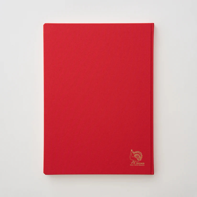 Cloth Notebook Conqueror Wove High White Red