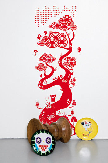 DOMESTIC WALL STICKER FLORA AND FAUNA I design by TADO