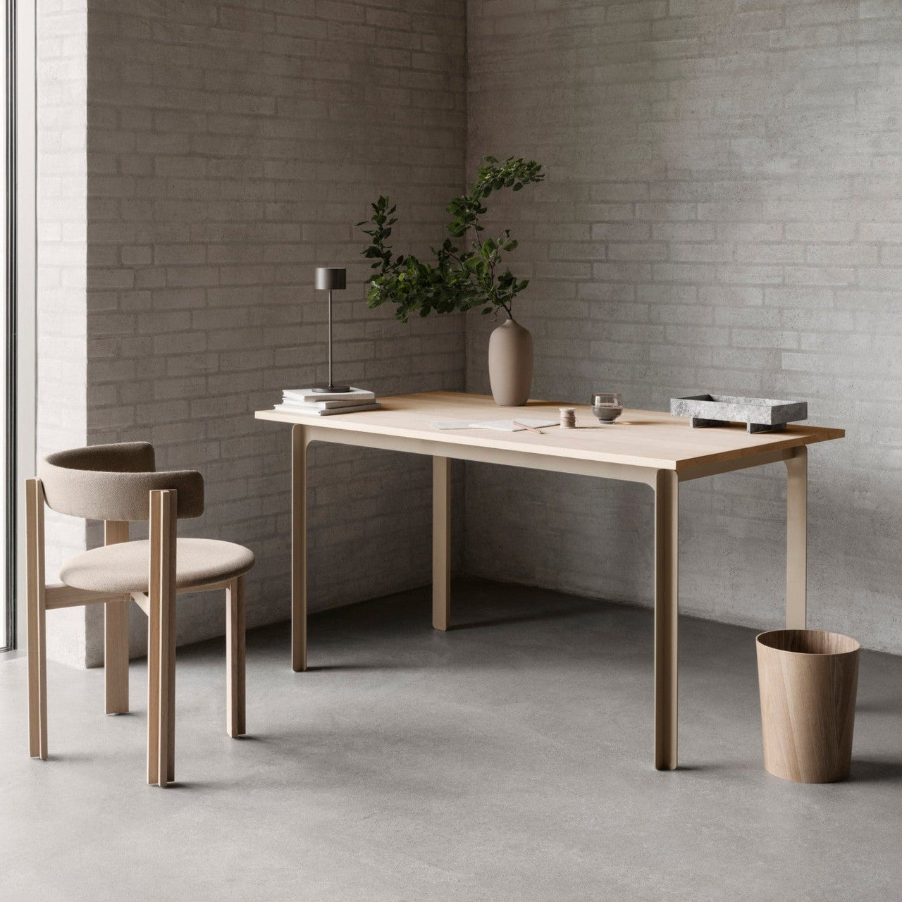 BLOMUS WILO Hardwood Wastepaper Basket - Rectangle