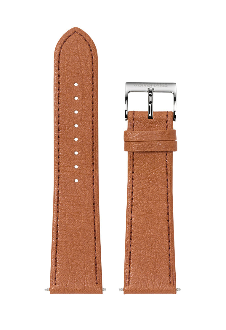 Junghans Ostrich Strap Brown Without Nobs 420507038