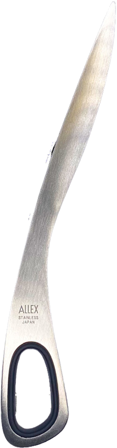 Allex Black Letter Opener Stainless Steel / Rubber