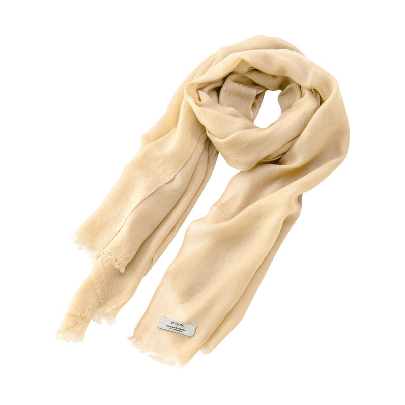 St. Kara Cashmere Scarf Cream