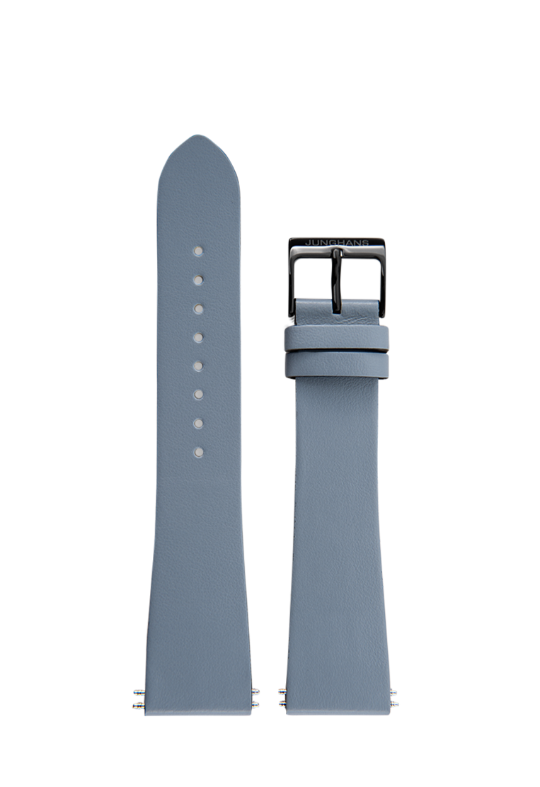 Junghans Cowhide Strap XL Gray, 22mm 420507008