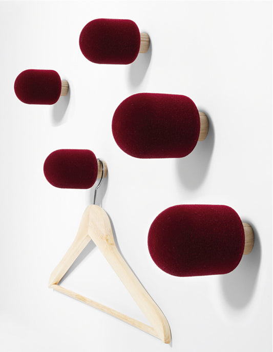 Micro Coat Hooks Red (Set of 5) by Big-Game