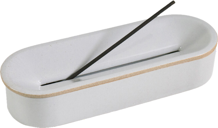 Elemense Incense Tray w/ Lid Gray / Porcelain