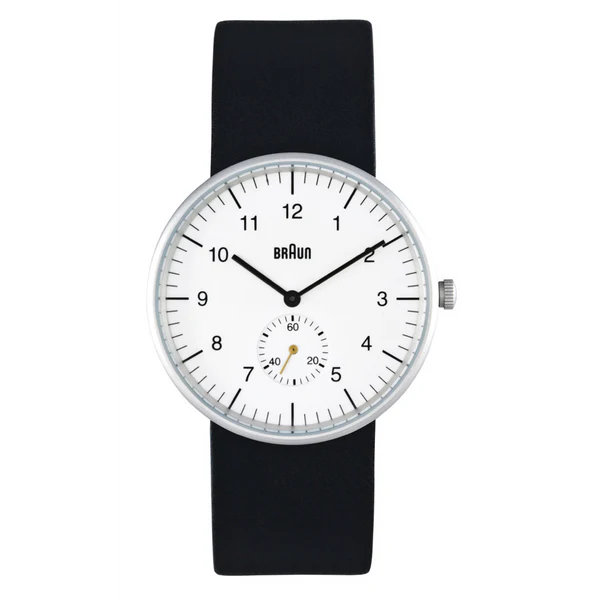 BRAUN MENS ANALOG WATCH amei-bn24whbkg