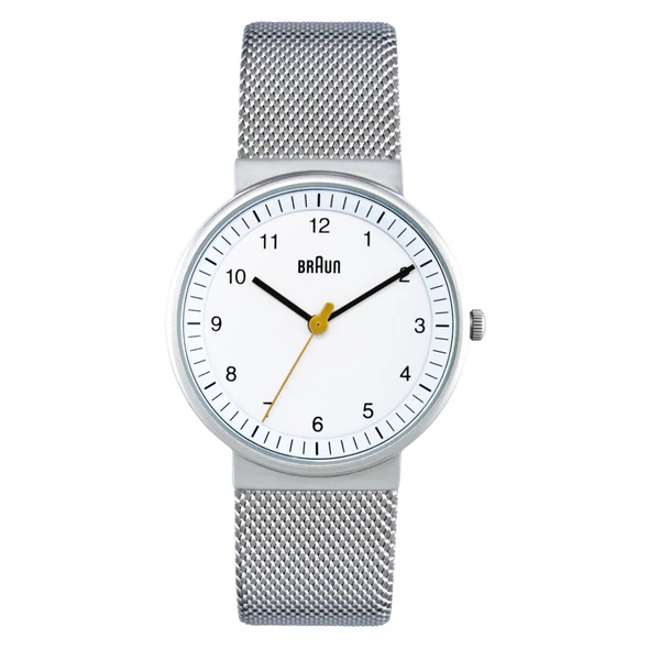 BRAUN Analog Watch BN-0031WHSLMHL (sale)
