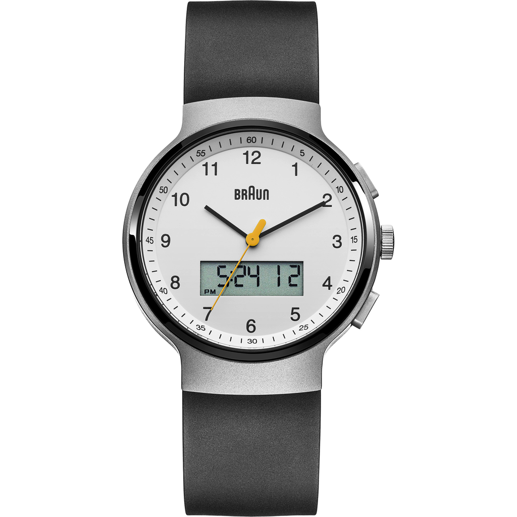 Braun - Men's BN-159WHBKG Analog/Digital, dual time, chronograph + date