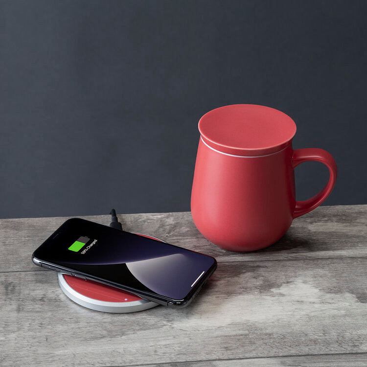 Ui Self Heating Mug Set - Coral Red
