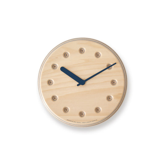 Paper-Wood Dot  NV Clock by Lemnos