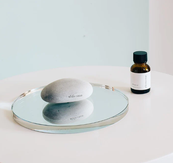 POTTERY STONE DIFFUSER - GRAY BY ELEMENSE