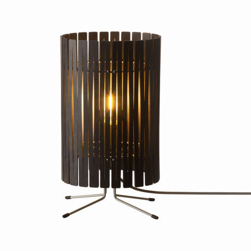 T2 Table Lamp Blackened Ash by Graypants