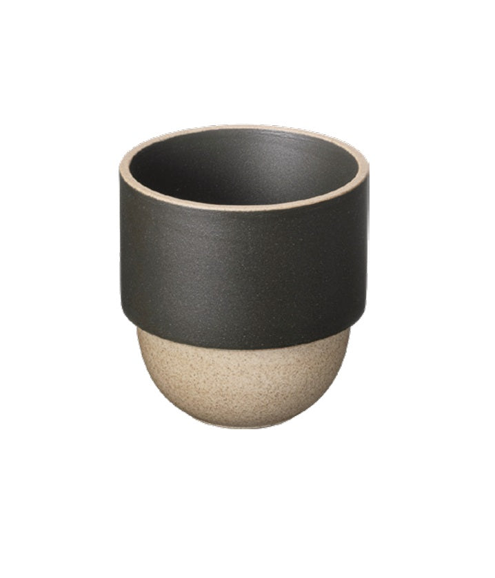 HASAMI PORCELAIN LATTE CUP IN BLACK 10 OZ