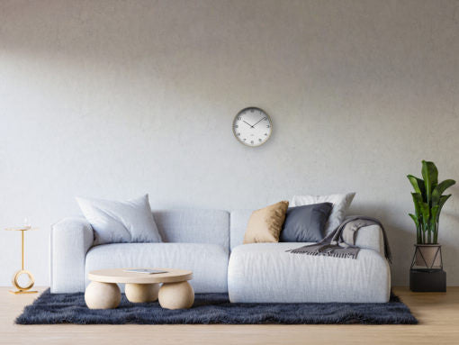 Wood Clock by Huygens 35cm/arabic