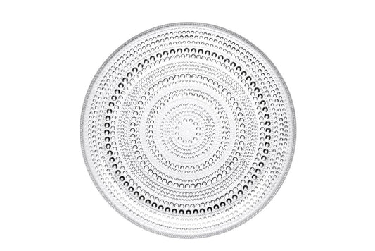 Iittala Kastehelmi Plate Clear (Set of 2) 9.75" x 1.1"