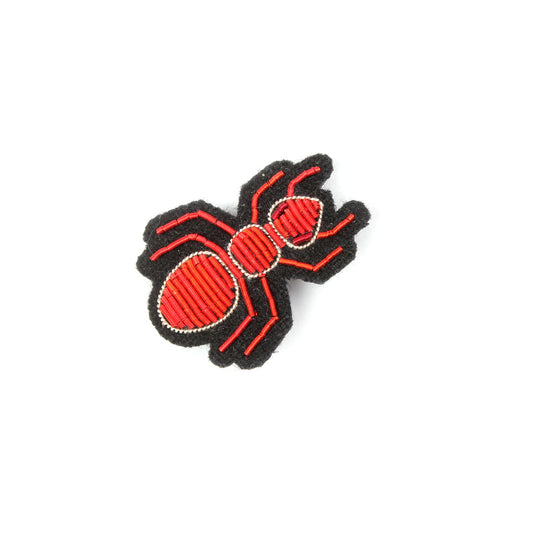 MACON & LESQUOY SMALL RED ANT PIN