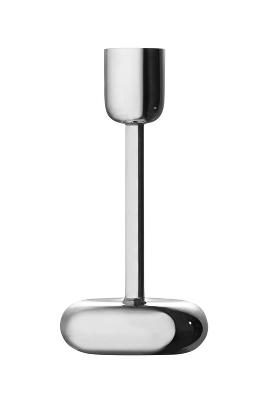 IITTALA NAPPULA CANDLEHOLDER 7.25" STAINLESS STEEL