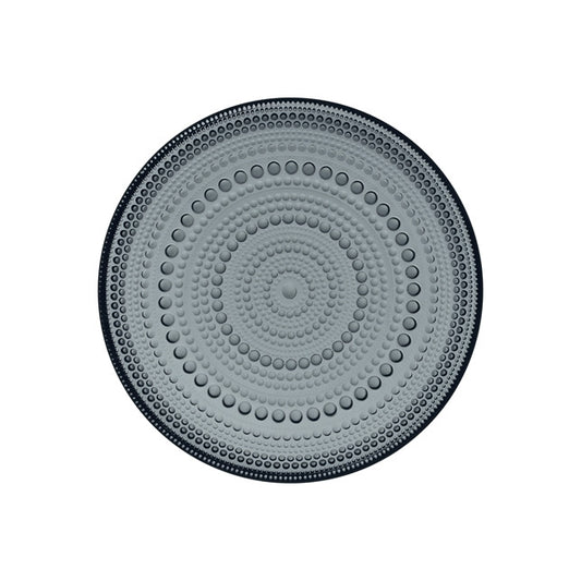 IITTALA KASTEHELMI SM PLATE (Set of 2) 6.75" DARK GREY