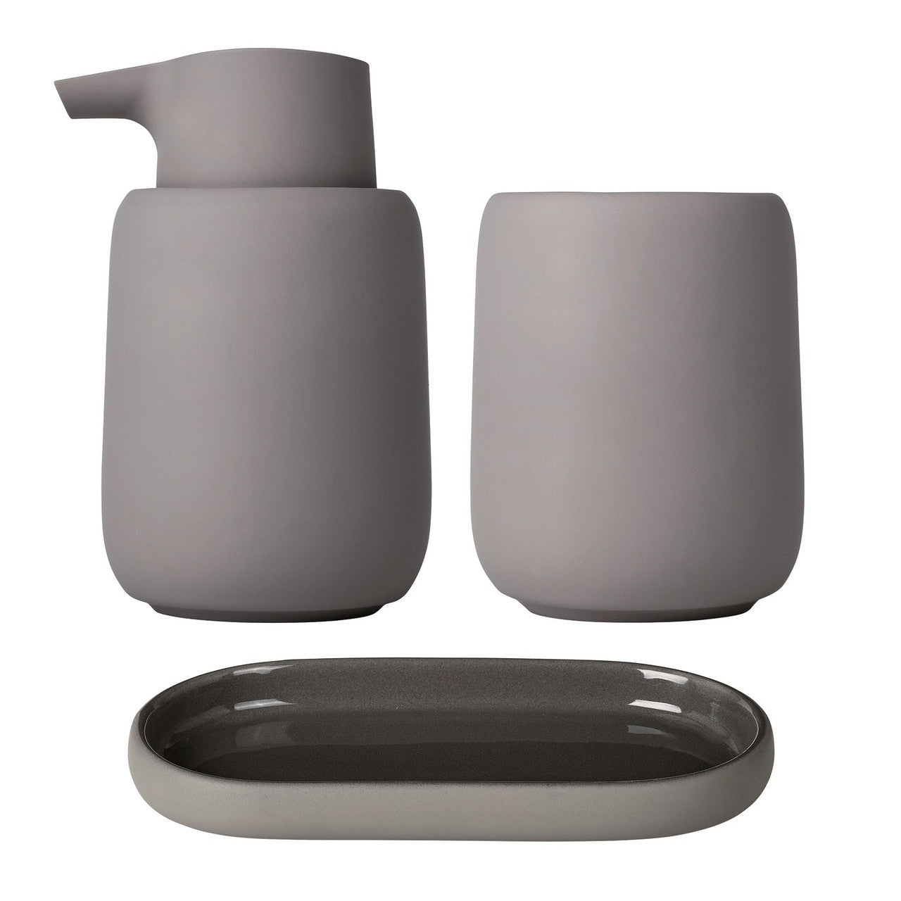 BLOMUS SONO Bathroom Accessory Set Satellite (taupe)