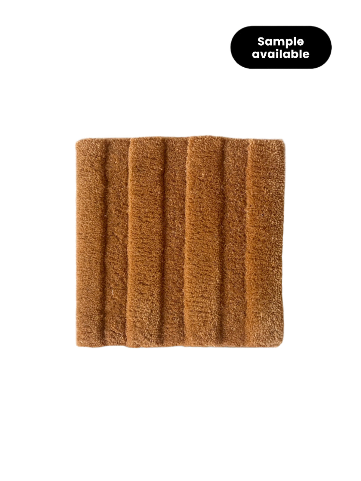 Rug SOLID STRIPE Terra Brown 3.9 x 5.9ft