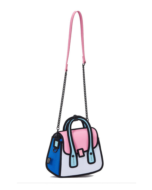 Shoulder Bag OWL Neon Pink by JumpFromPaper