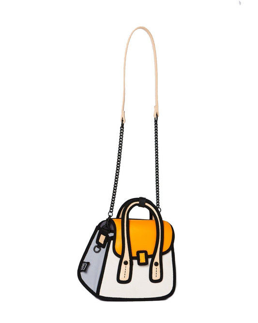 Shoulder Bag OWL Orange by JumpFromPaper