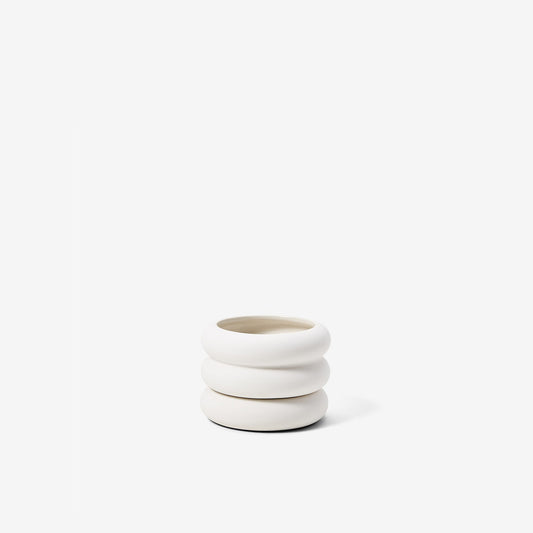 Stacking Planter Mini Short - White by Chen Chen and Kai Williams