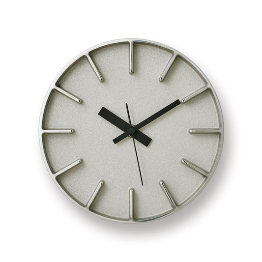 Edge S (Cast Aluminum) AL Clock by Lemnos