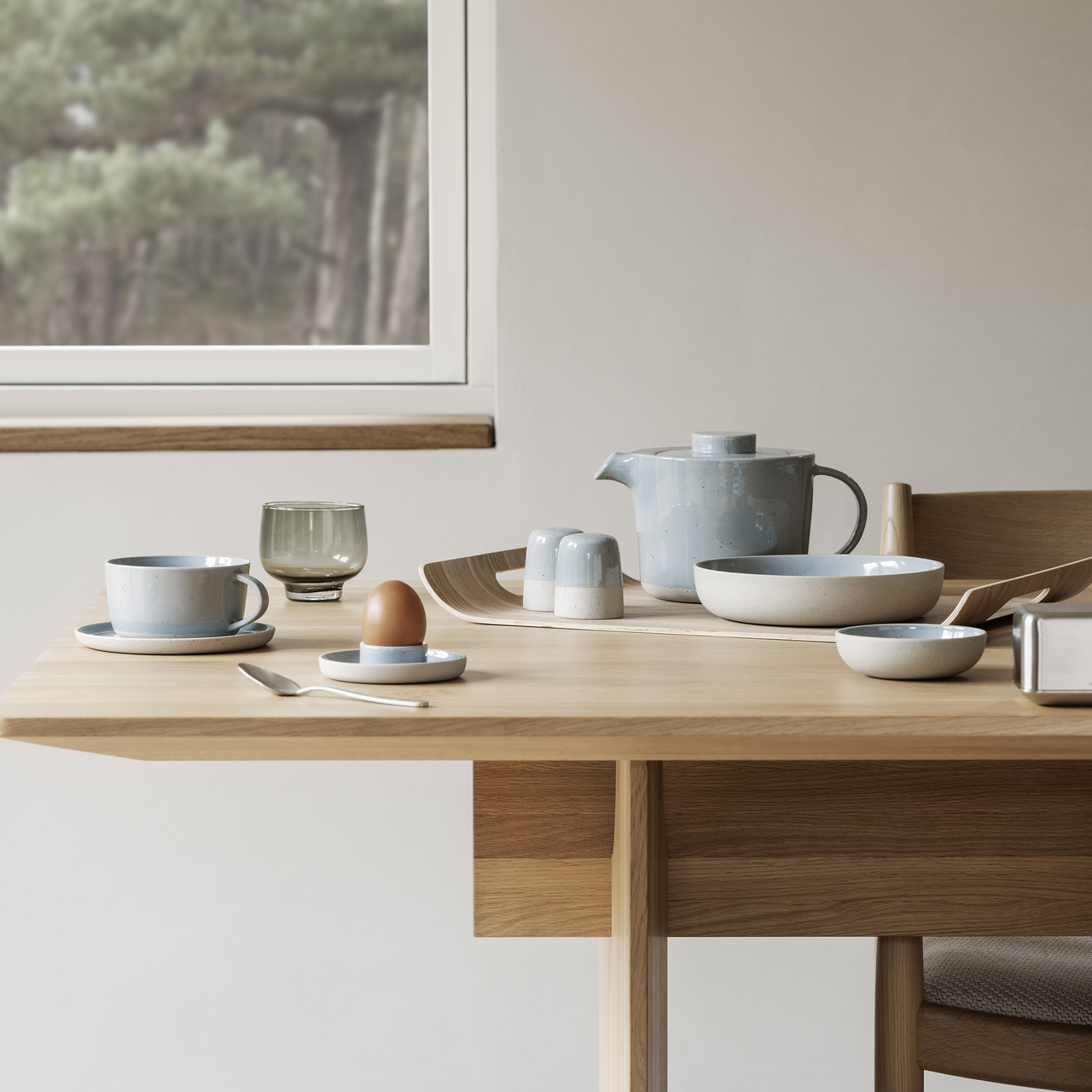 BLOMUS Ceramic Stoneware Teapot With Filter - 1 Liter - SABLO