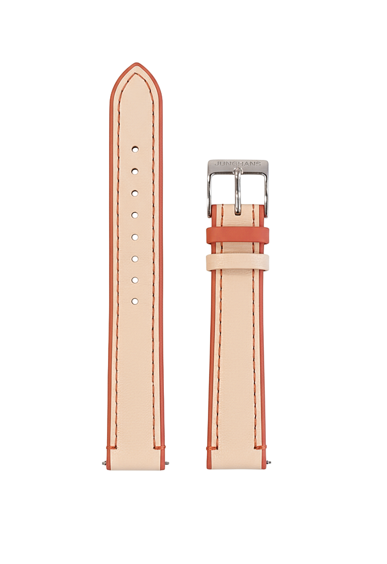 Junghans Leather Strap XL Beige 420507096