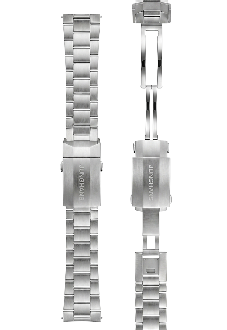 Junghans Stainless Steel Bracelet With Diver's Clasp And Extension 420507285