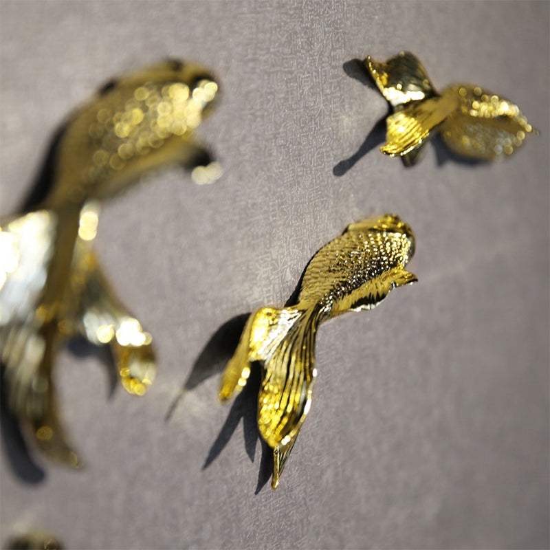 Goldfish X CLOCK (GILDED) by Haoshi Design