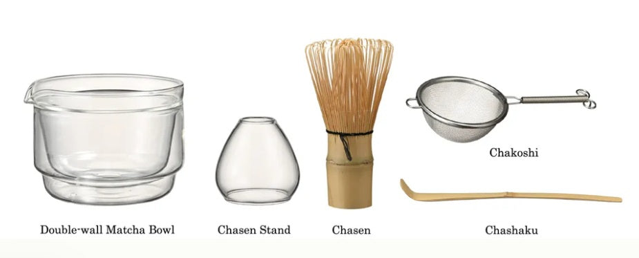 Hario Matcha Collection Set Clear