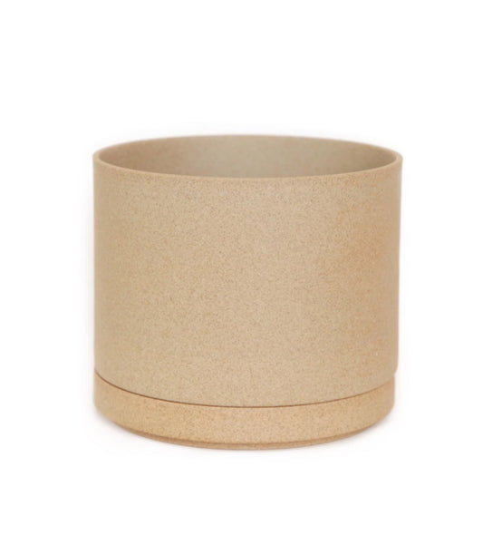 Hasami Porcelain Planter Natural with Saucer (HP045)