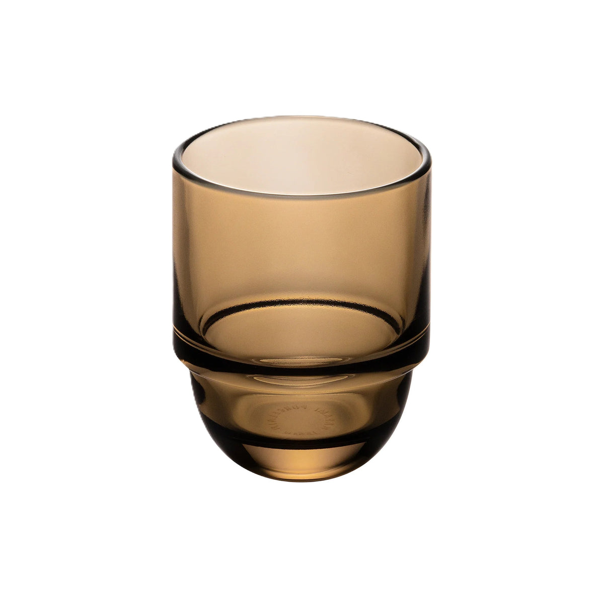 Hasami Round Glass Cup Amber