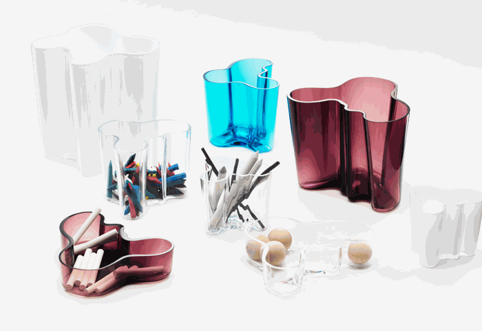 Iittala Alvar Aalto Vase 120mm 4.75" Clear