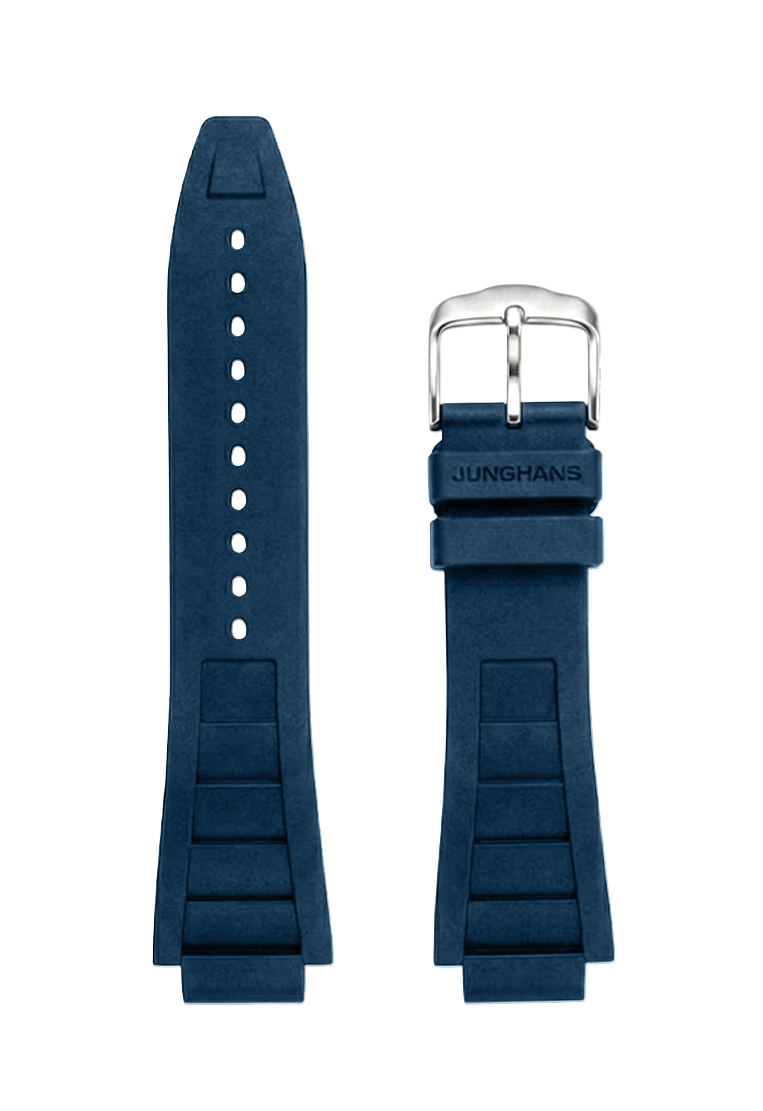Junghans Synthetic Rubber Strap Blue 420507240