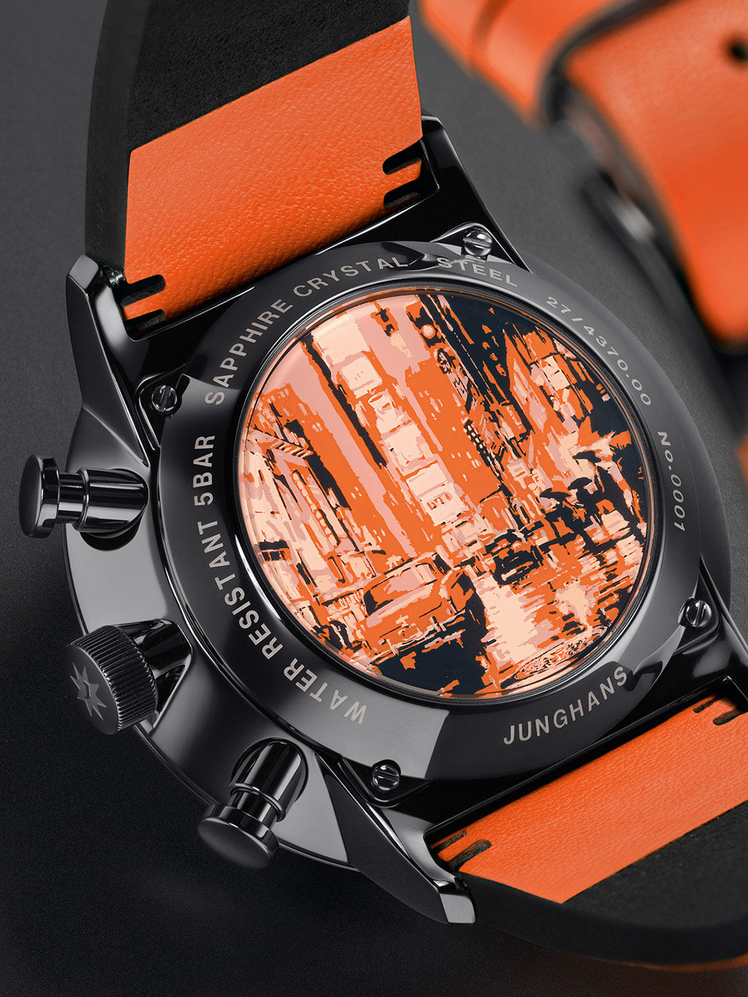 FORM A Chronoscope Watch 27/4370.00 by Junghans