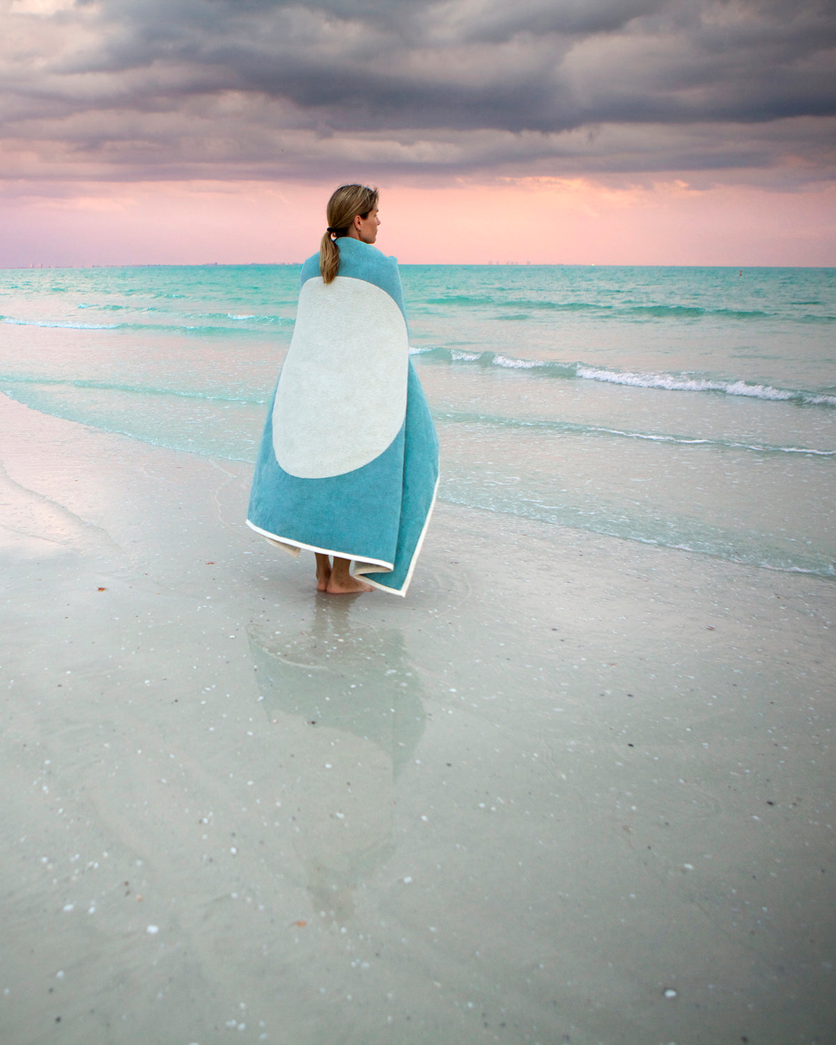 Blanket VERA Turquoise by Pappelina