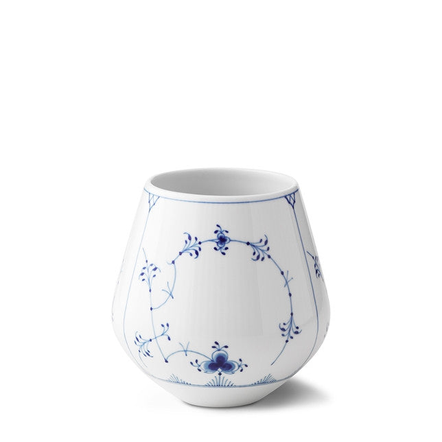 ROYAL COPENHAGEN BLUE FLUTED PLAIN VASE 6