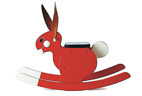 Rocking Rabbit (Red) by Playsam