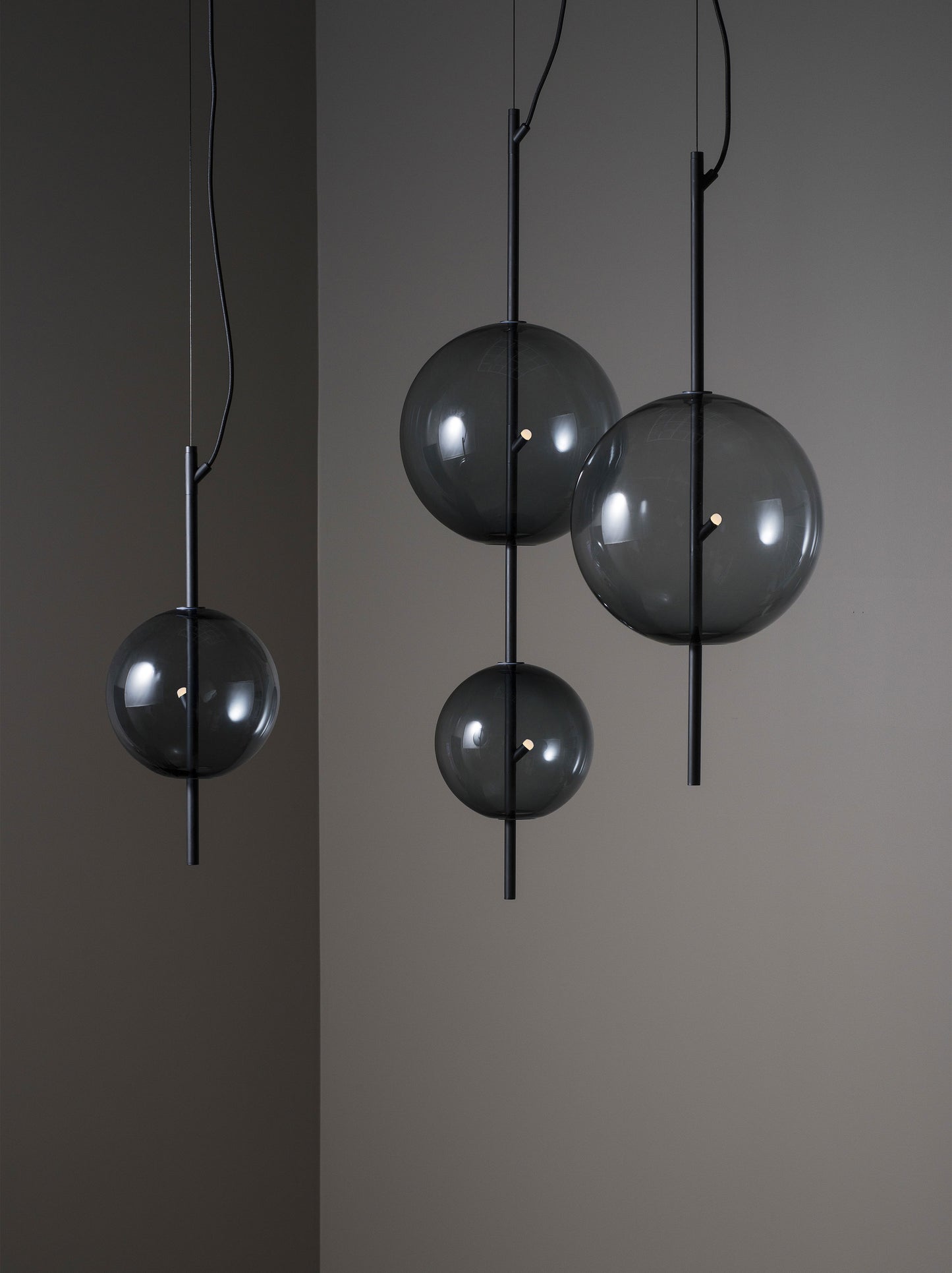 Città Point Pendant Extension - Black - Small