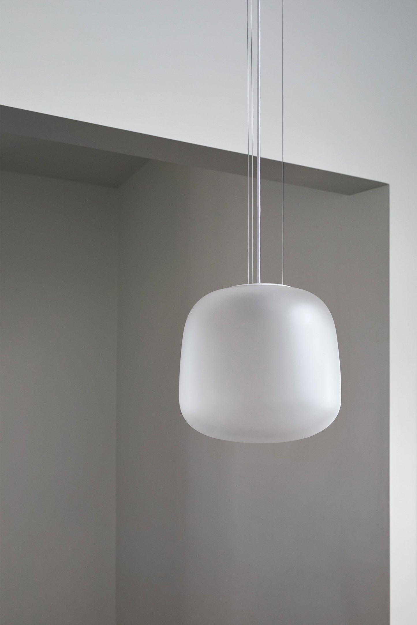 Città AB Pendant Light - Frosted Clear - Large