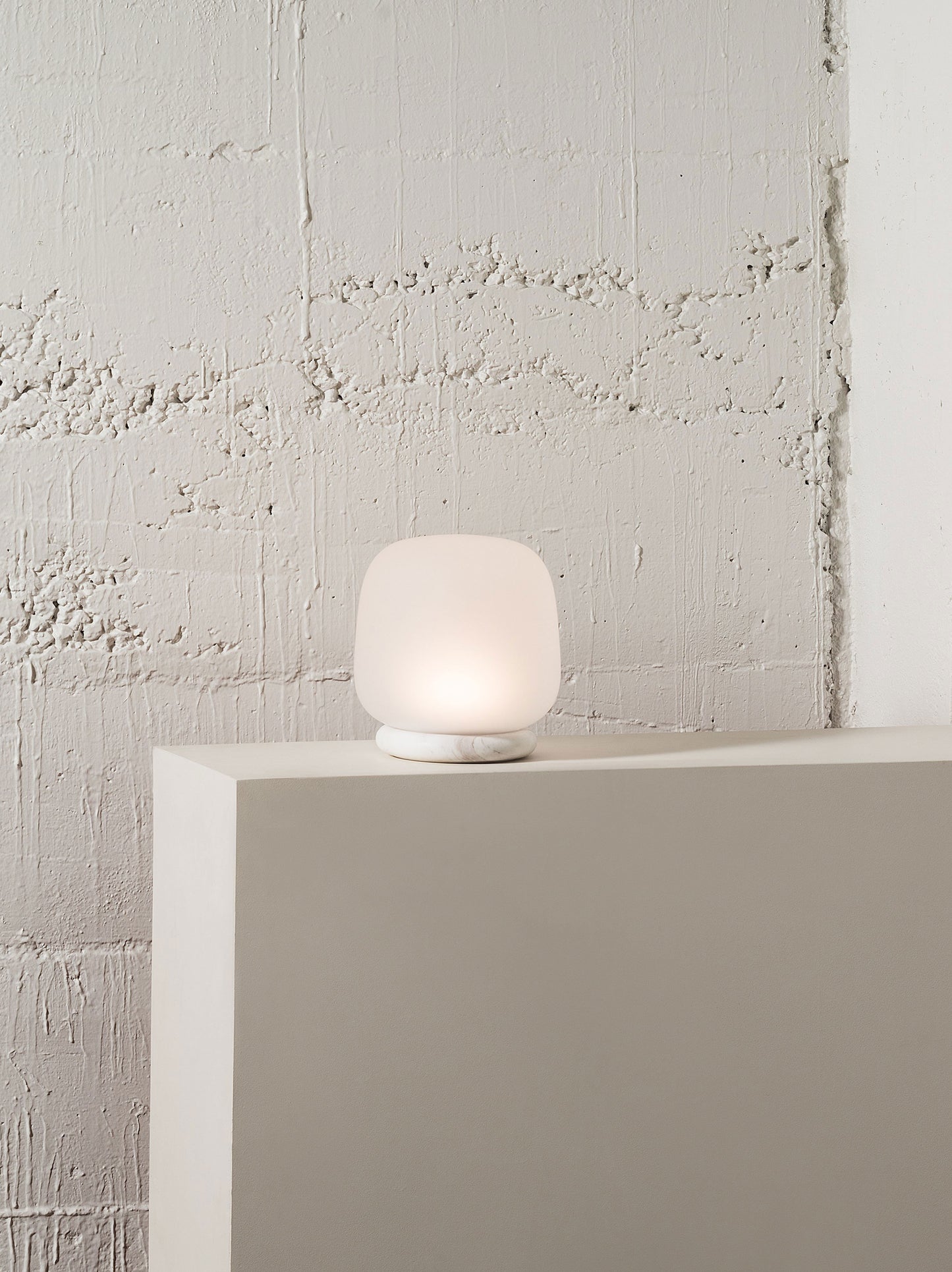 Città AB Table Lamp - Frosted Clear - 8.89"dia. x 8.42"H